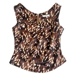 Miaou Imogene Corset in Brown Bambi XS